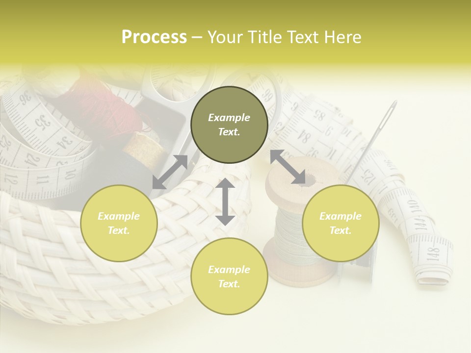 Work Knitting Scissors PowerPoint Template