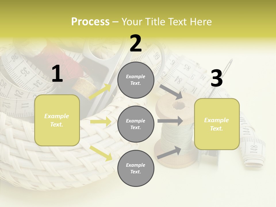 Work Knitting Scissors PowerPoint Template