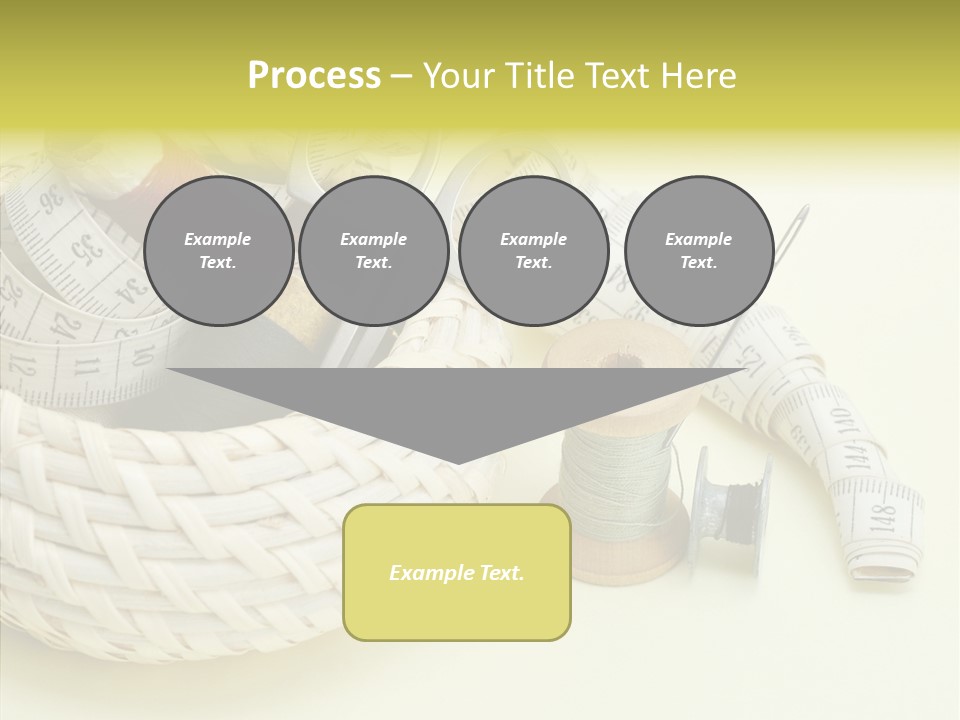Work Knitting Scissors PowerPoint Template