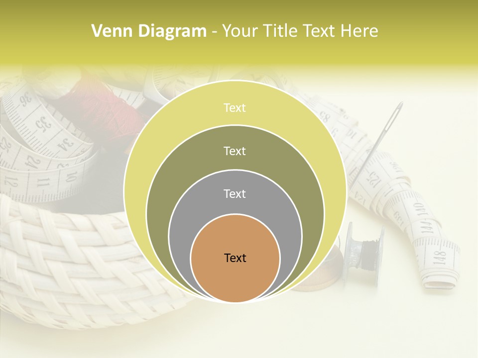 Work Knitting Scissors PowerPoint Template