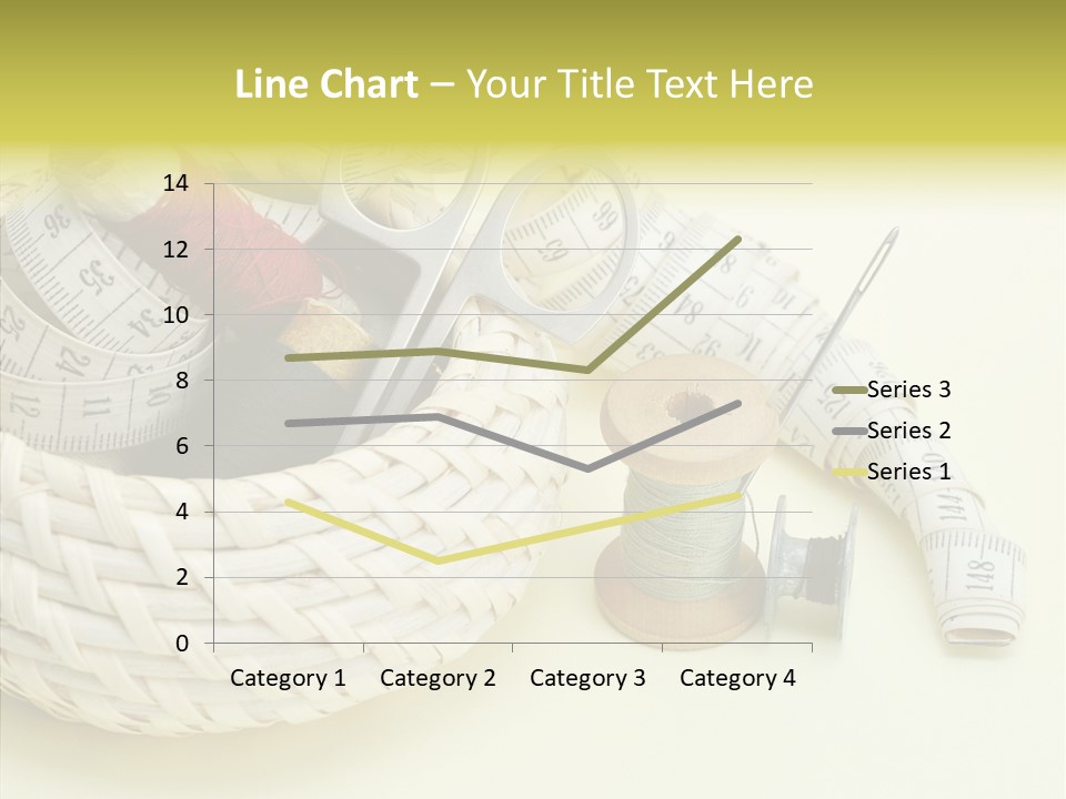 Work Knitting Scissors PowerPoint Template