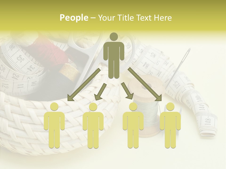 Work Knitting Scissors PowerPoint Template