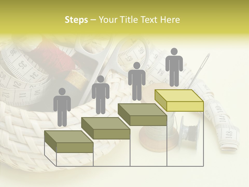 Work Knitting Scissors PowerPoint Template