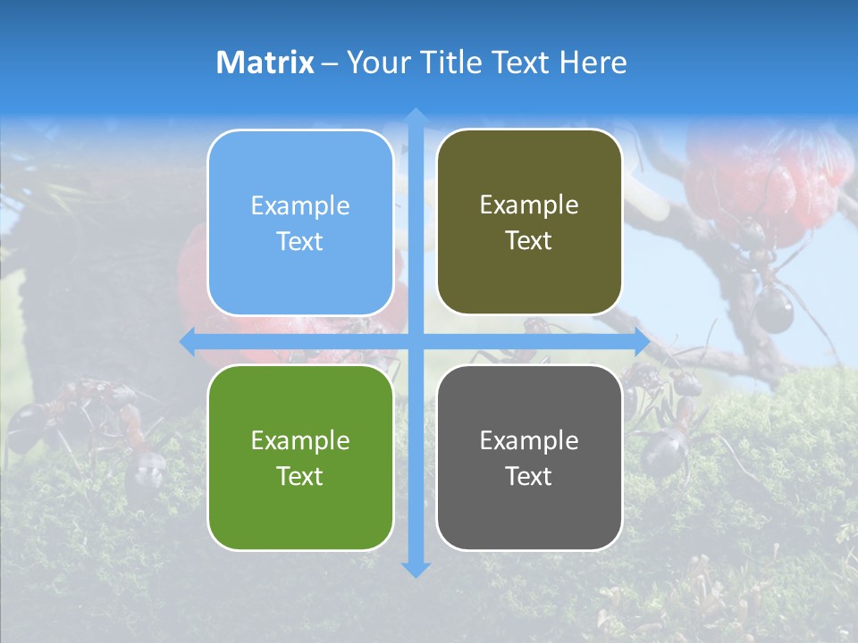 Fantasy Juice Insects PowerPoint Template