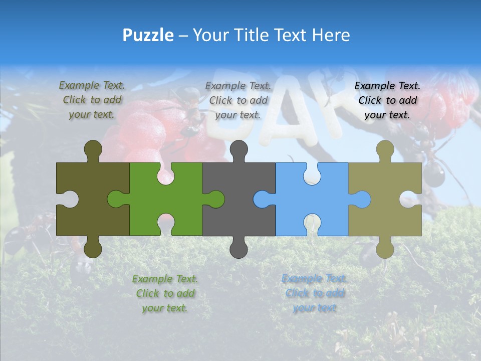 Fantasy Juice Insects PowerPoint Template