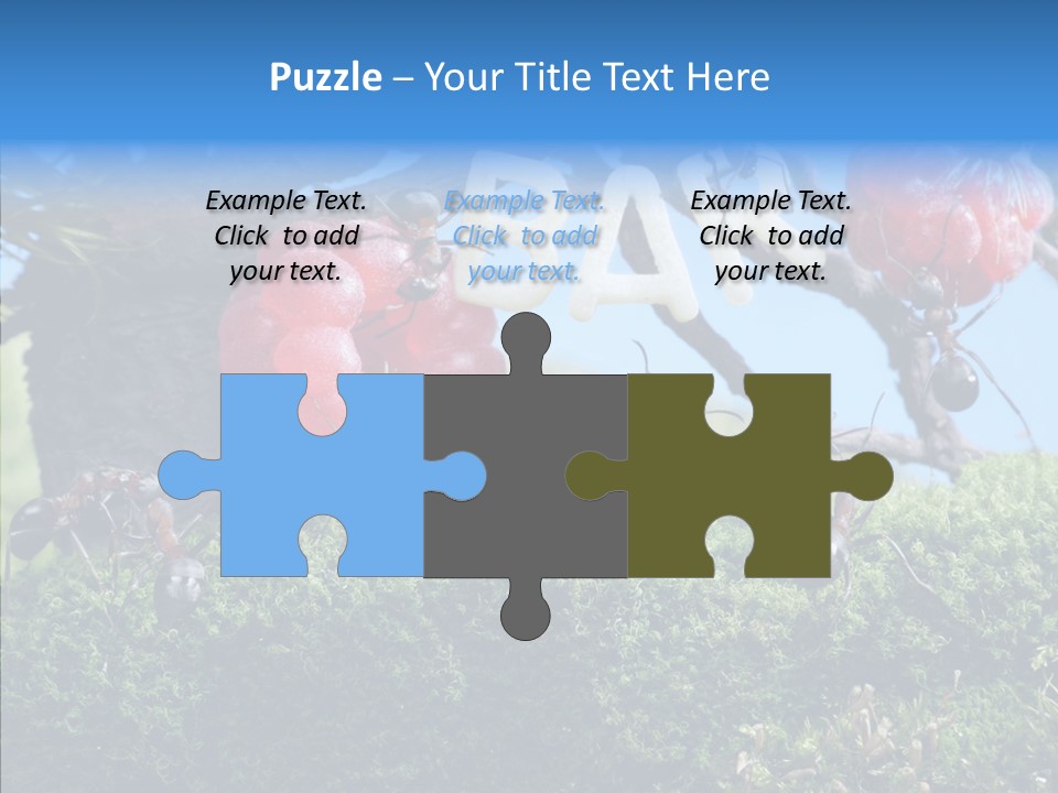 Fantasy Juice Insects PowerPoint Template