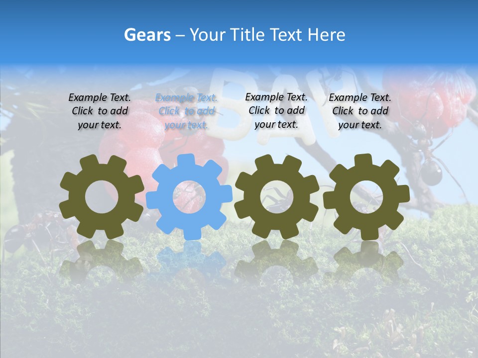 Fantasy Juice Insects PowerPoint Template