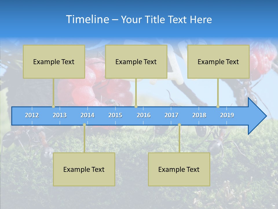 Fantasy Juice Insects PowerPoint Template