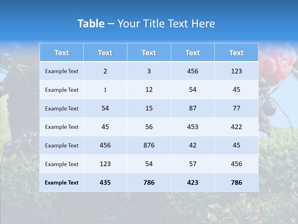 Fantasy Juice Insects PowerPoint Template