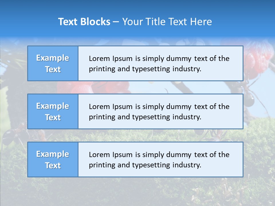 Fantasy Juice Insects PowerPoint Template