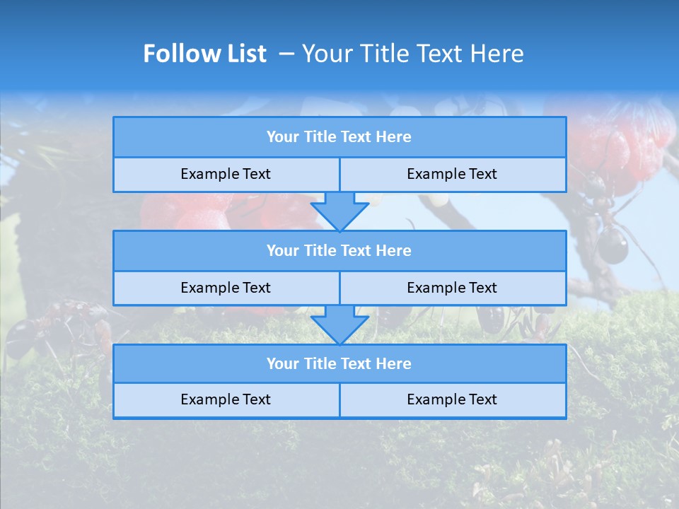 Fantasy Juice Insects PowerPoint Template