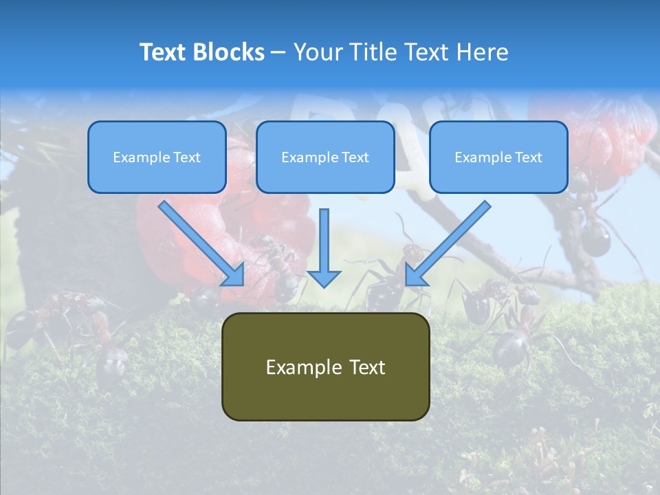 Fantasy Juice Insects PowerPoint Template