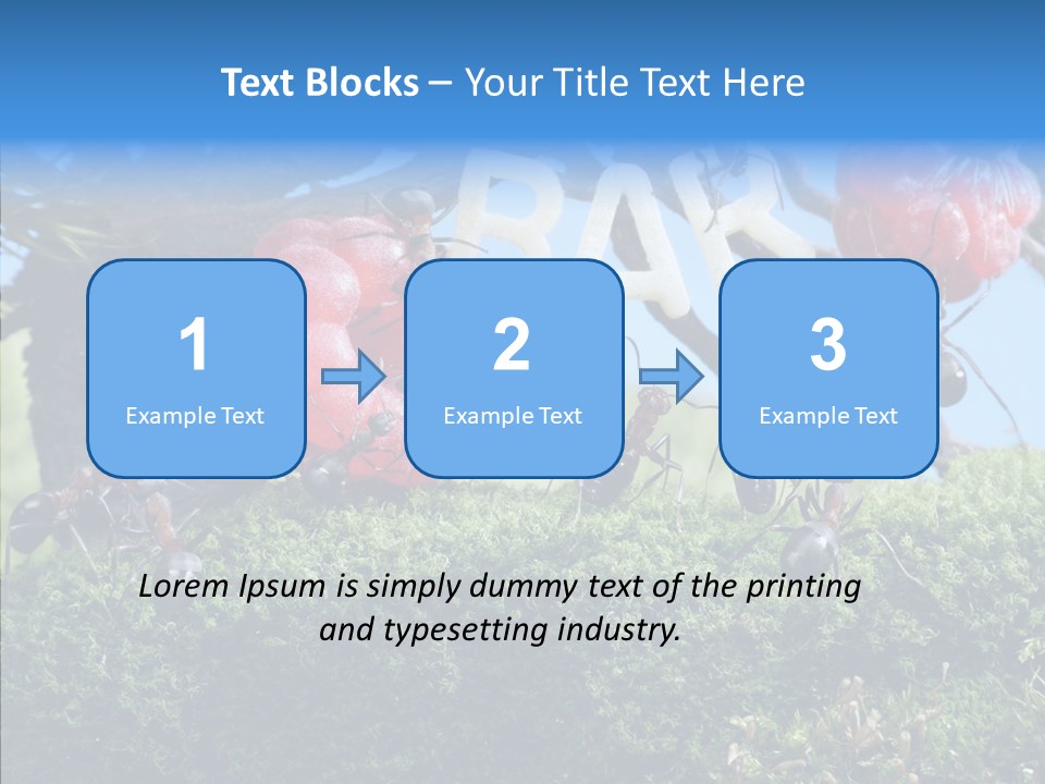Fantasy Juice Insects PowerPoint Template