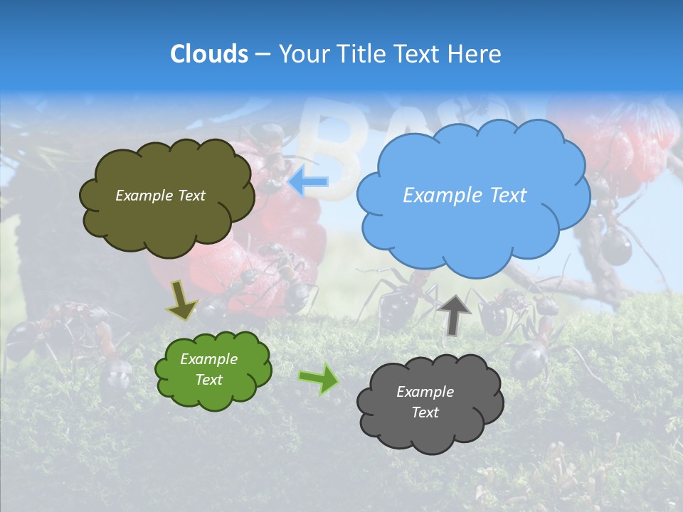 Fantasy Juice Insects PowerPoint Template