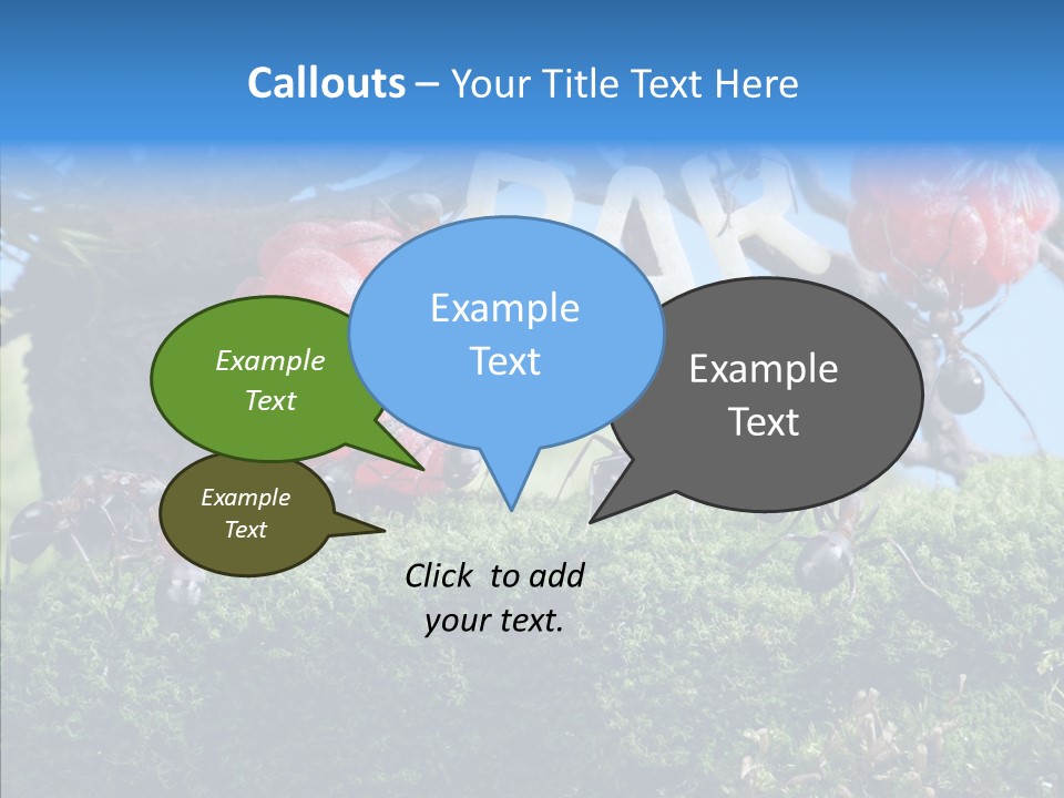 Fantasy Juice Insects PowerPoint Template