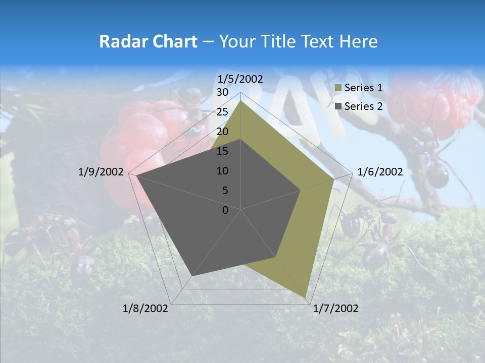 Fantasy Juice Insects PowerPoint Template