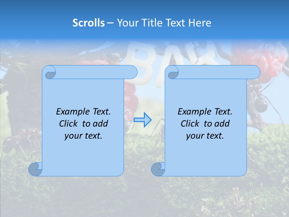 Fantasy Juice Insects PowerPoint Template