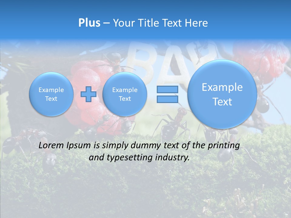 Fantasy Juice Insects PowerPoint Template
