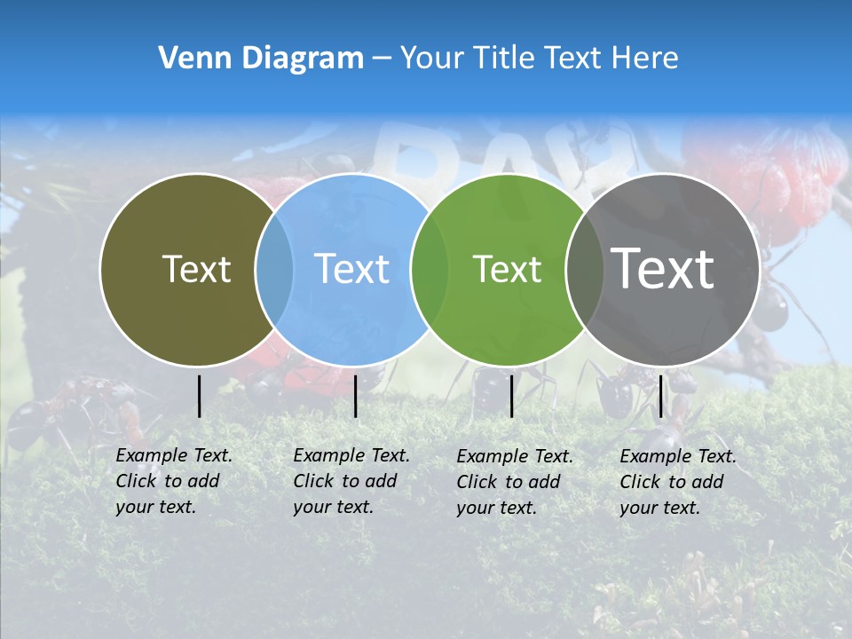 Fantasy Juice Insects PowerPoint Template