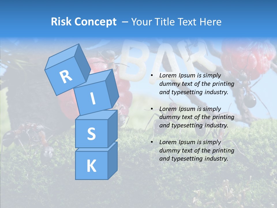 Fantasy Juice Insects PowerPoint Template