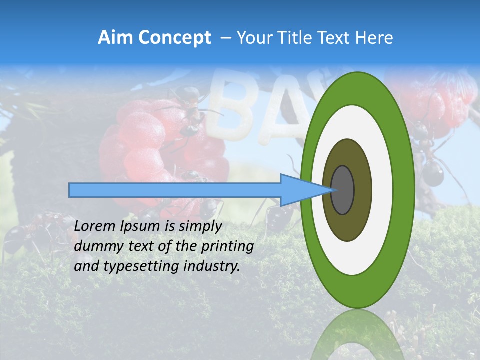 Fantasy Juice Insects PowerPoint Template