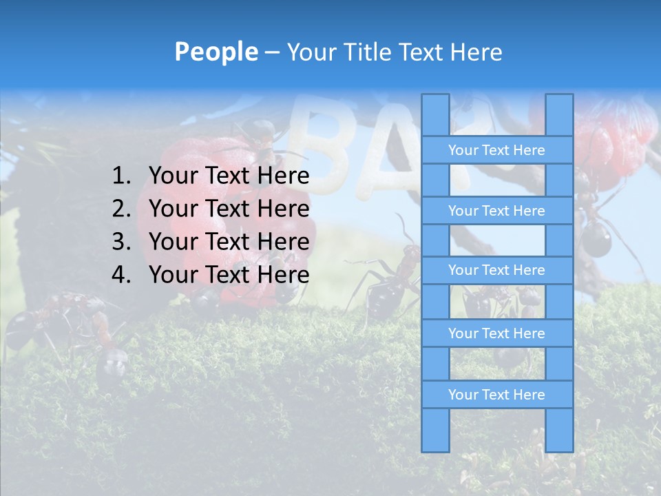 Fantasy Juice Insects PowerPoint Template