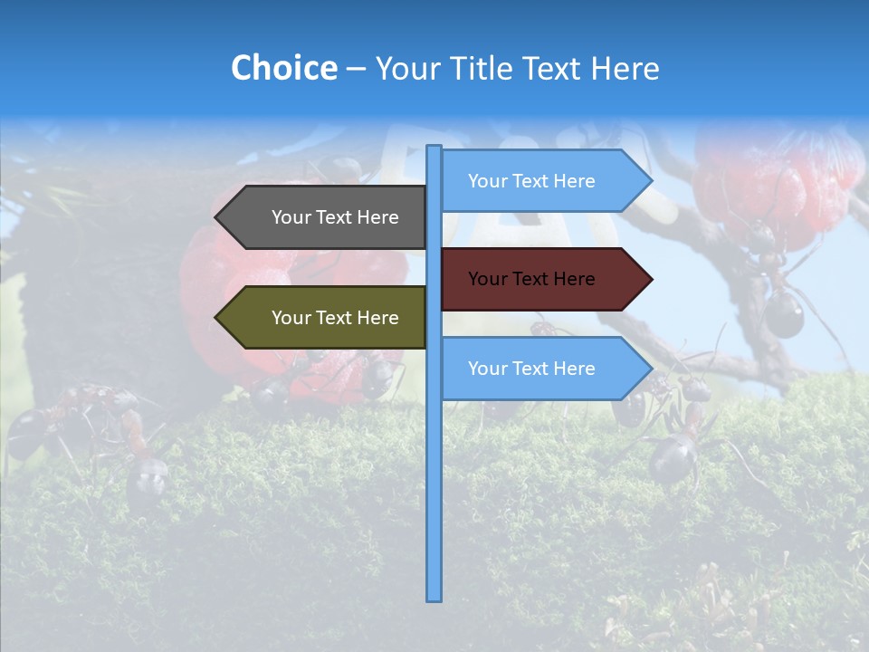 Fantasy Juice Insects PowerPoint Template