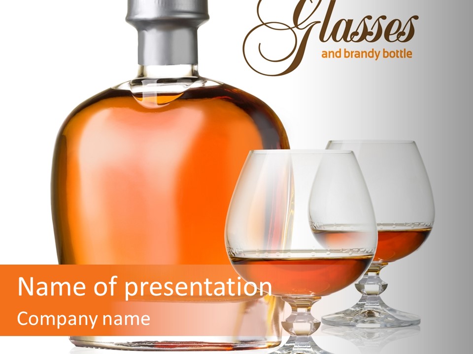 Elegance Ice Bourbon PowerPoint Template