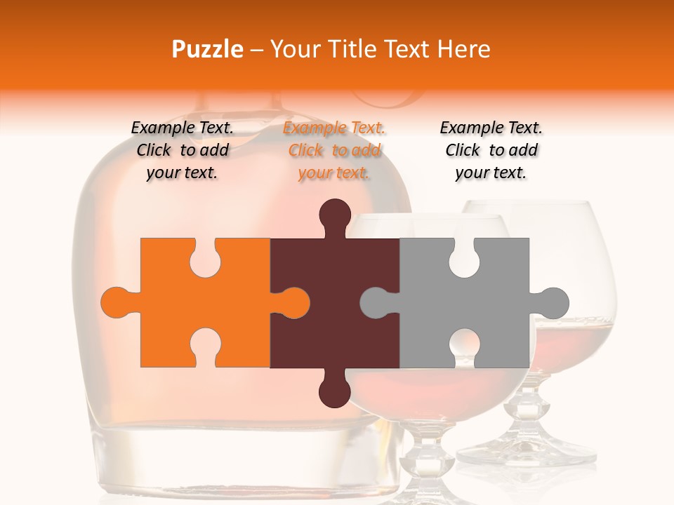 Elegance Ice Bourbon PowerPoint Template