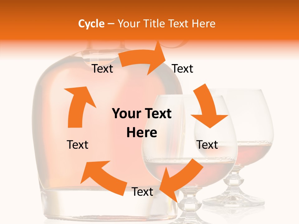 Elegance Ice Bourbon PowerPoint Template