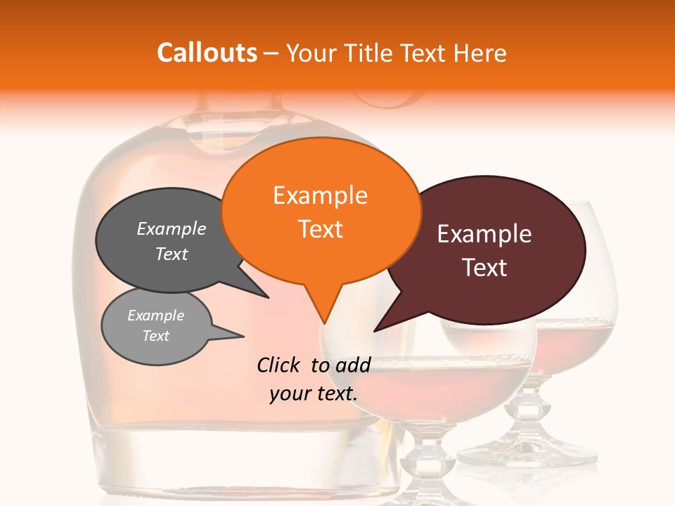 Elegance Ice Bourbon PowerPoint Template