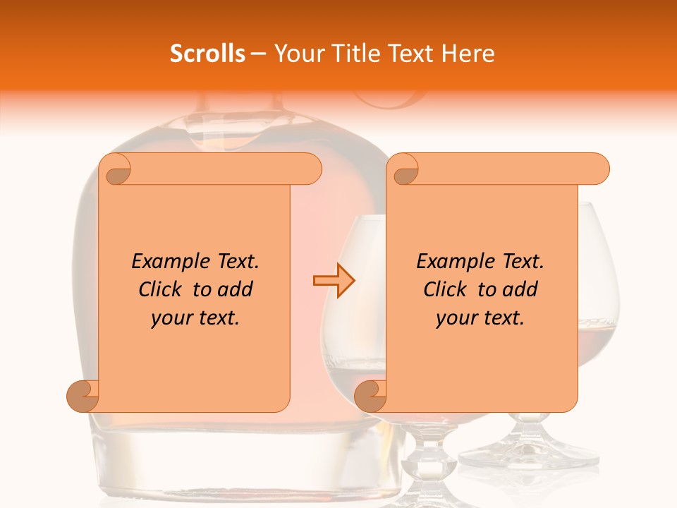 Elegance Ice Bourbon PowerPoint Template