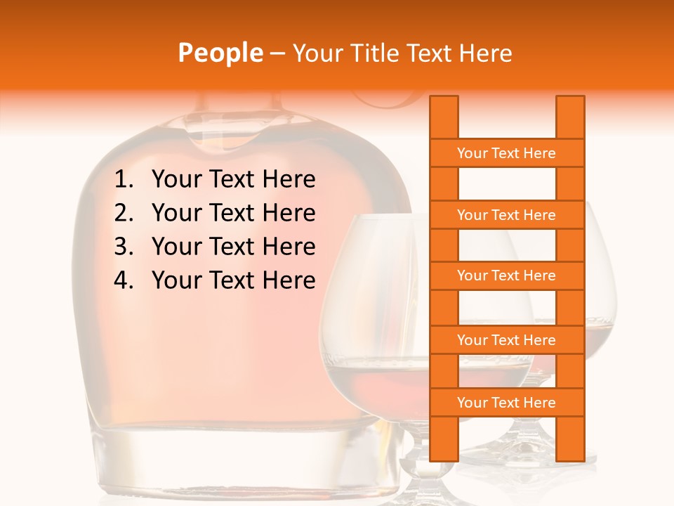 Elegance Ice Bourbon PowerPoint Template