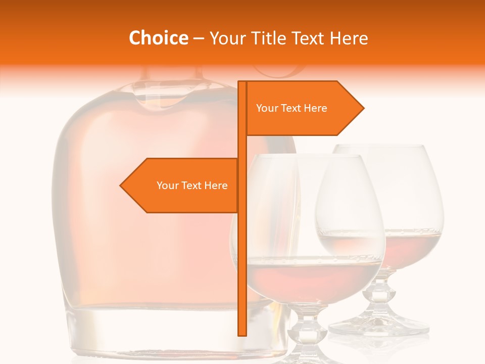 Elegance Ice Bourbon PowerPoint Template