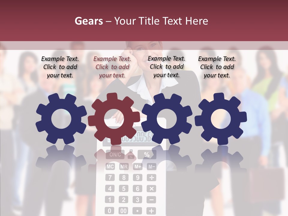 Corporation College Work PowerPoint Template