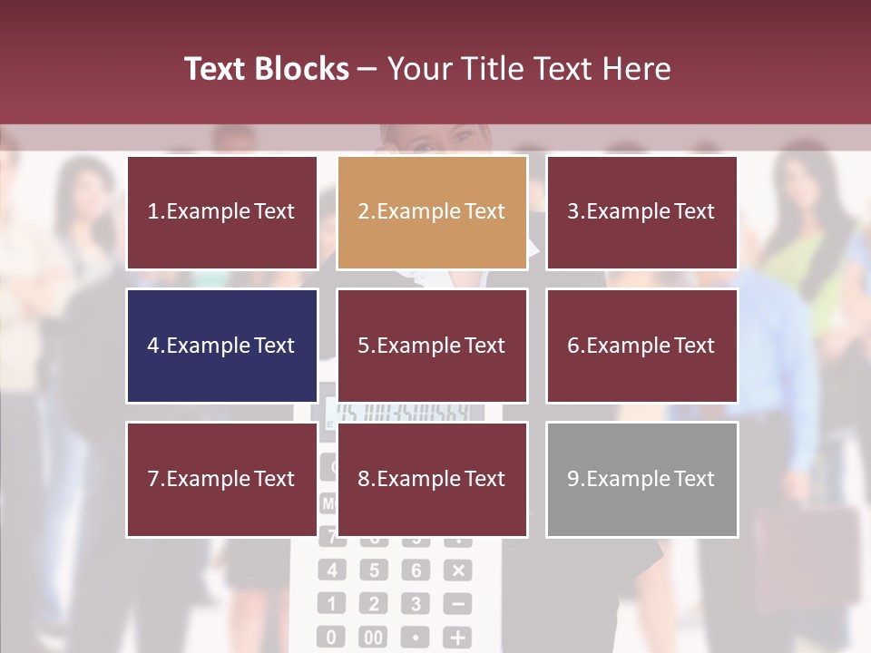 Corporation College Work PowerPoint Template