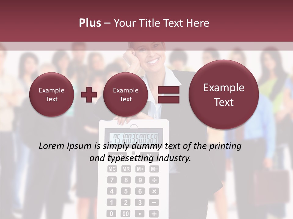 Corporation College Work PowerPoint Template