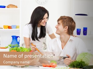 Green Eat Taste PowerPoint Template