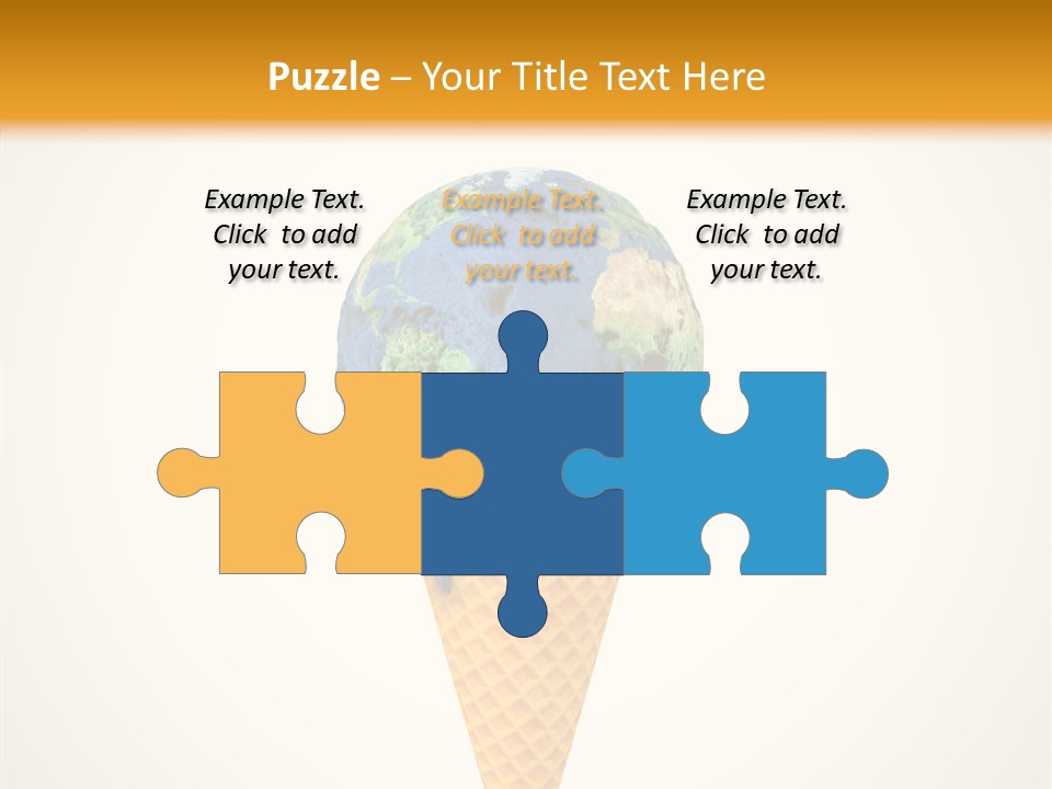 Metaphor Pollution Ice PowerPoint Template