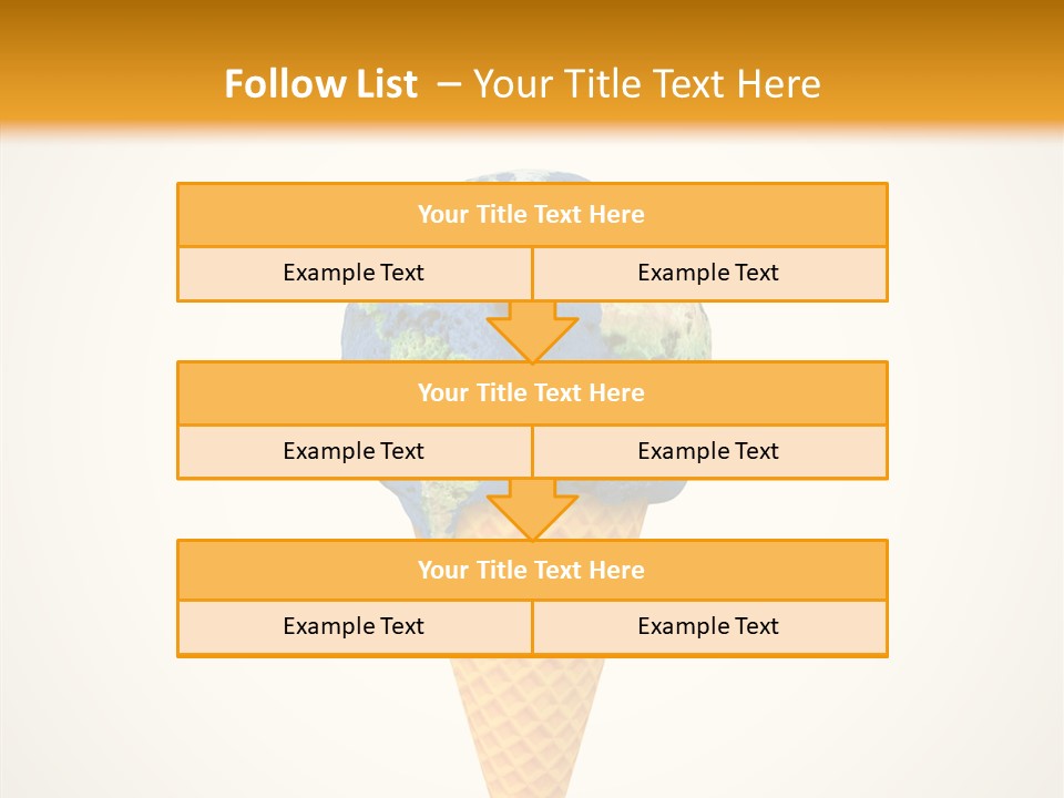 Metaphor Pollution Ice PowerPoint Template