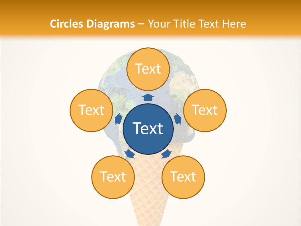 Metaphor Pollution Ice PowerPoint Template