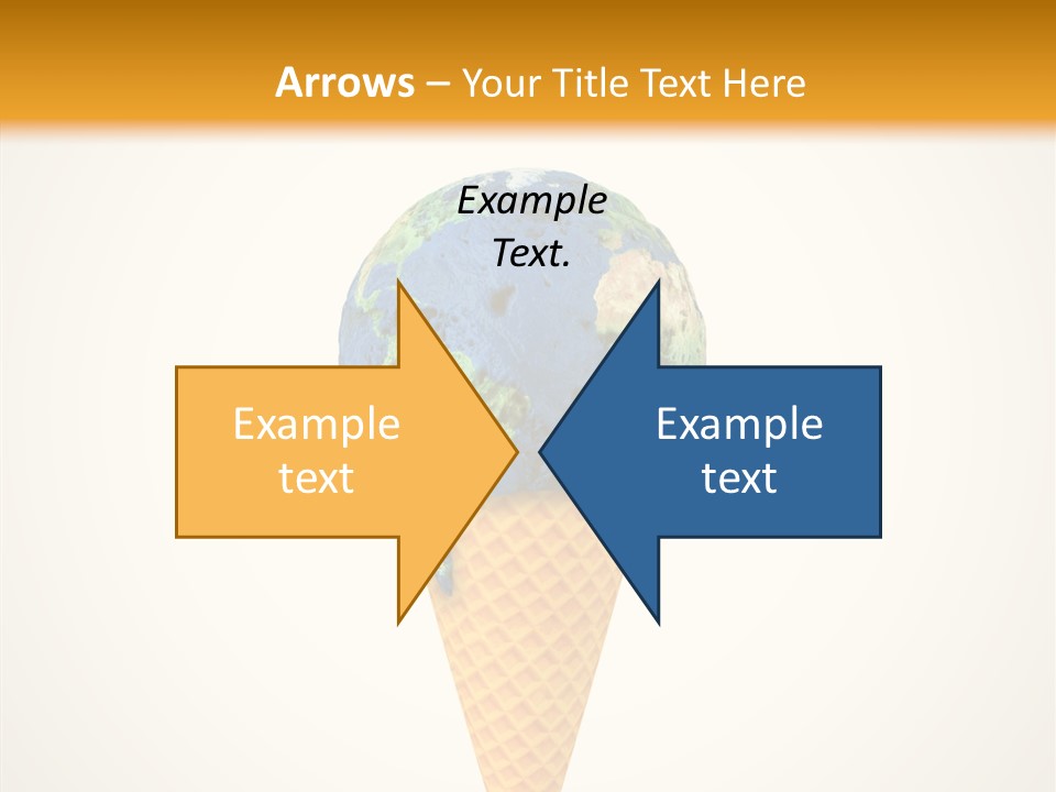 Metaphor Pollution Ice PowerPoint Template