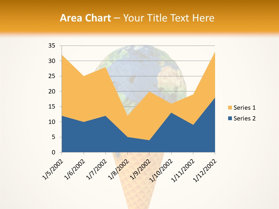 Metaphor Pollution Ice PowerPoint Template
