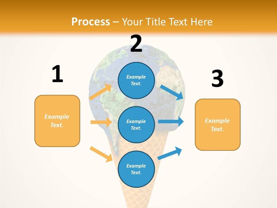 Metaphor Pollution Ice PowerPoint Template