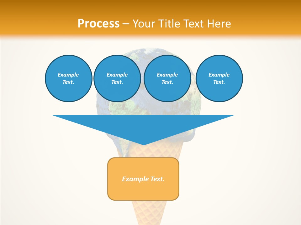 Metaphor Pollution Ice PowerPoint Template