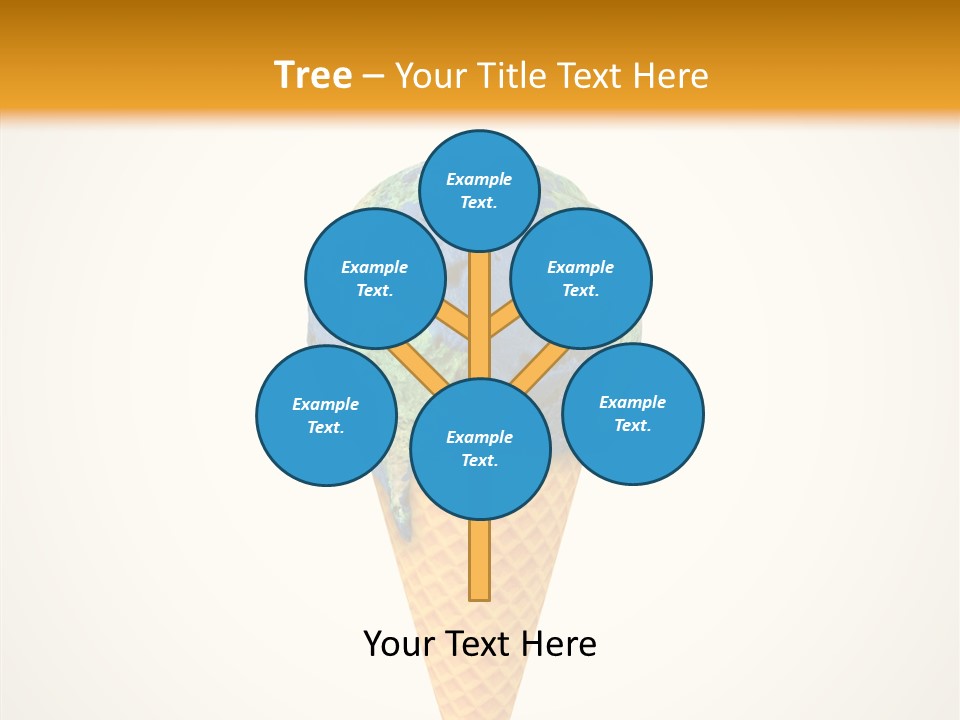 Metaphor Pollution Ice PowerPoint Template