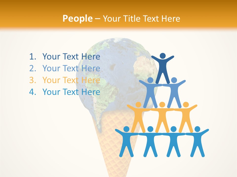 Metaphor Pollution Ice PowerPoint Template