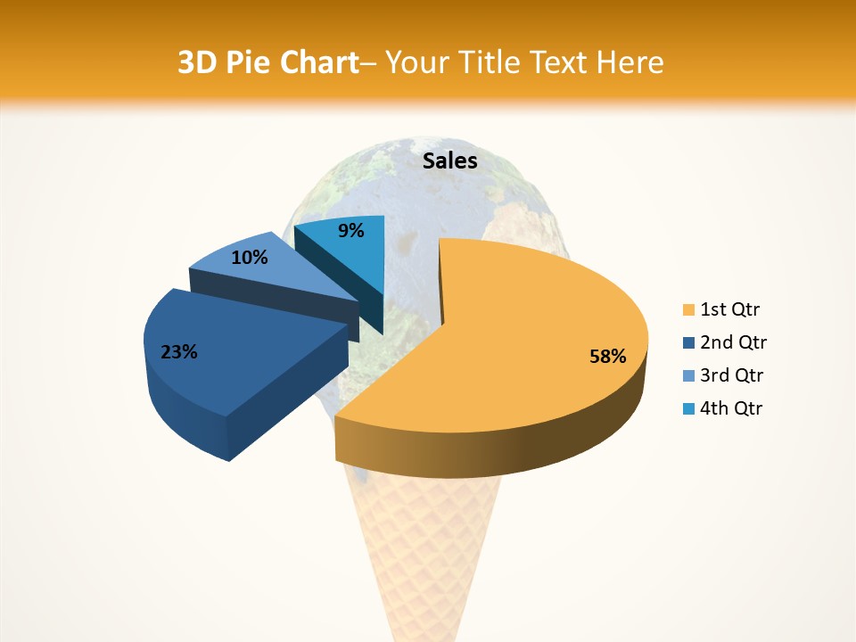 Metaphor Pollution Ice PowerPoint Template