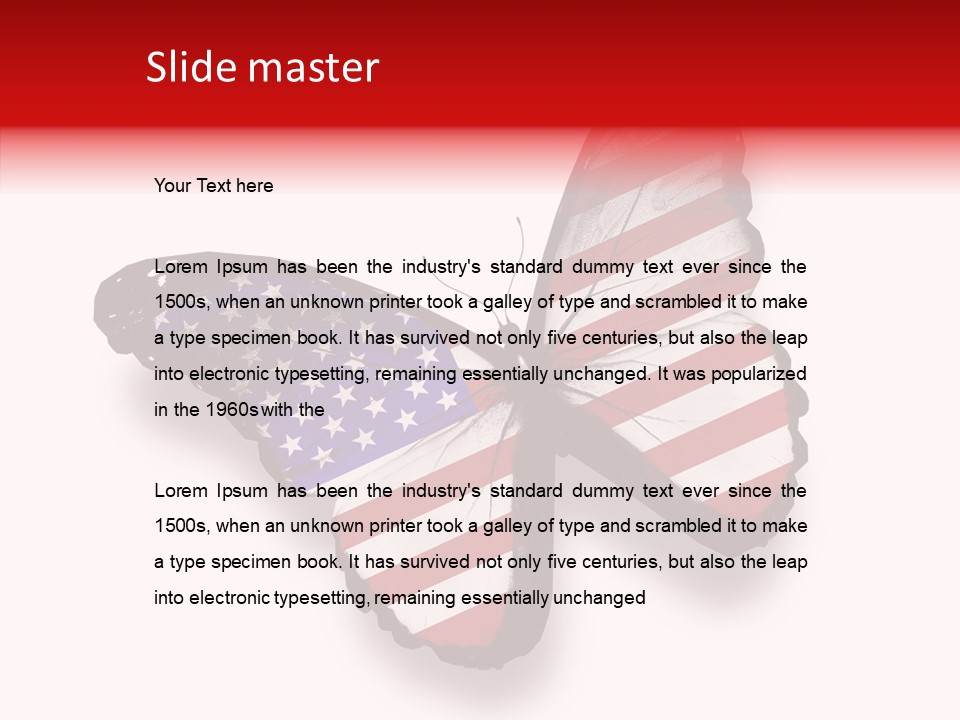 Wings Usa Collection PowerPoint Template