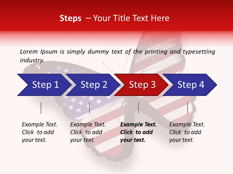 Wings Usa Collection PowerPoint Template